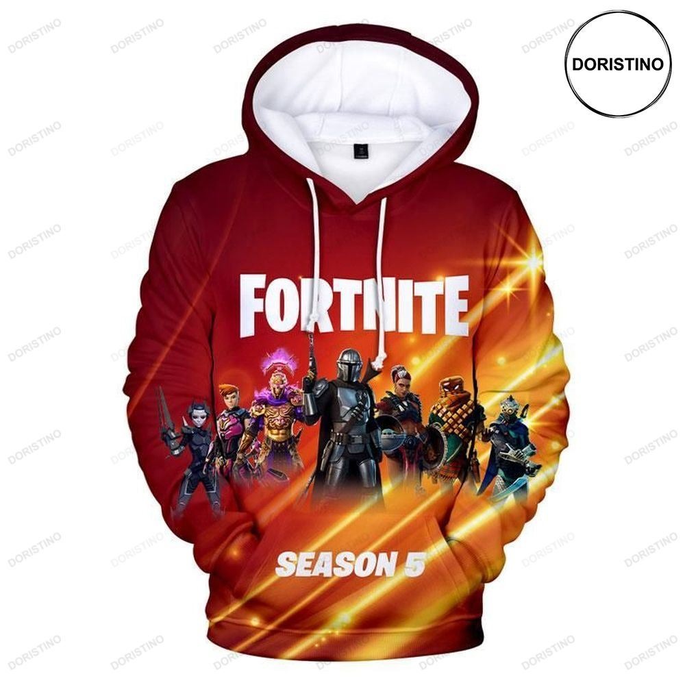 Fortnite Season 5 Map V4 Hoodies 3D