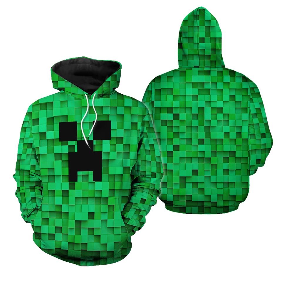 Minecraft Cosplay 3D Hoodie