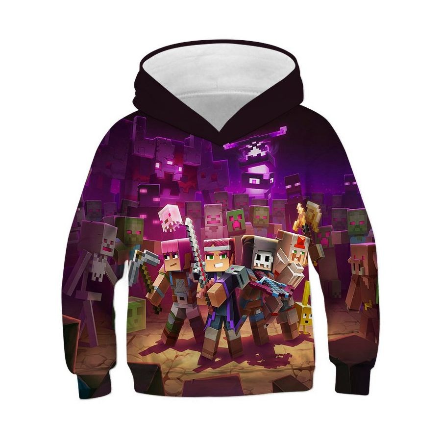 Minecraft Pullover Hoodie 3D